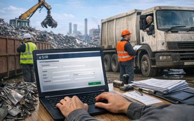 ¿Cómo usar eSIR en 2026 para registrar traslados de residuos paso a paso?